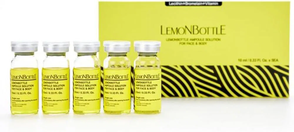 Сыворотка Lemon Bottle Ampoule, без бренда, набор 5 шт, 10 мл