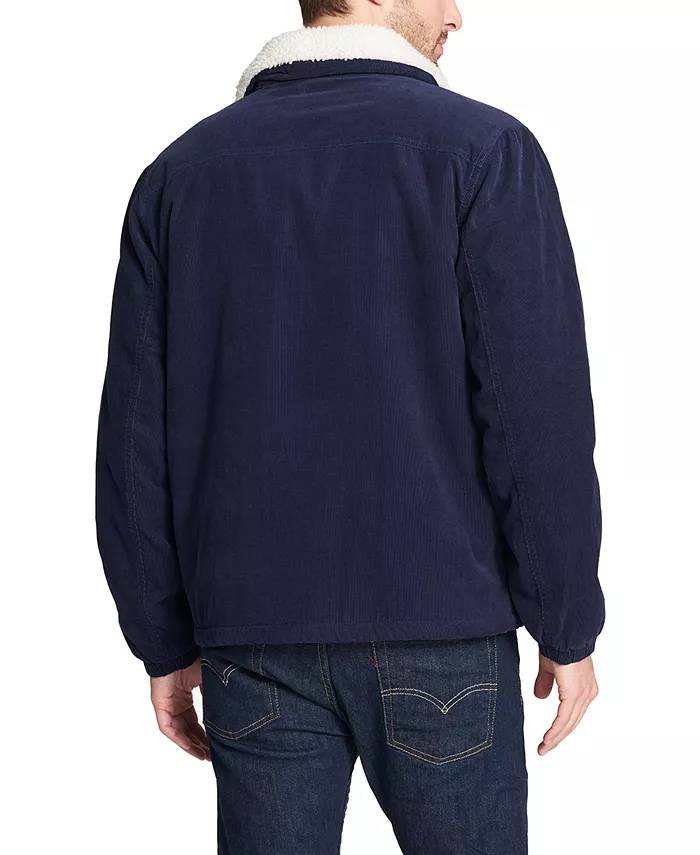 Мужская утепленная вельветовая куртка Trucker Jacket Levi's, синий — фото 2