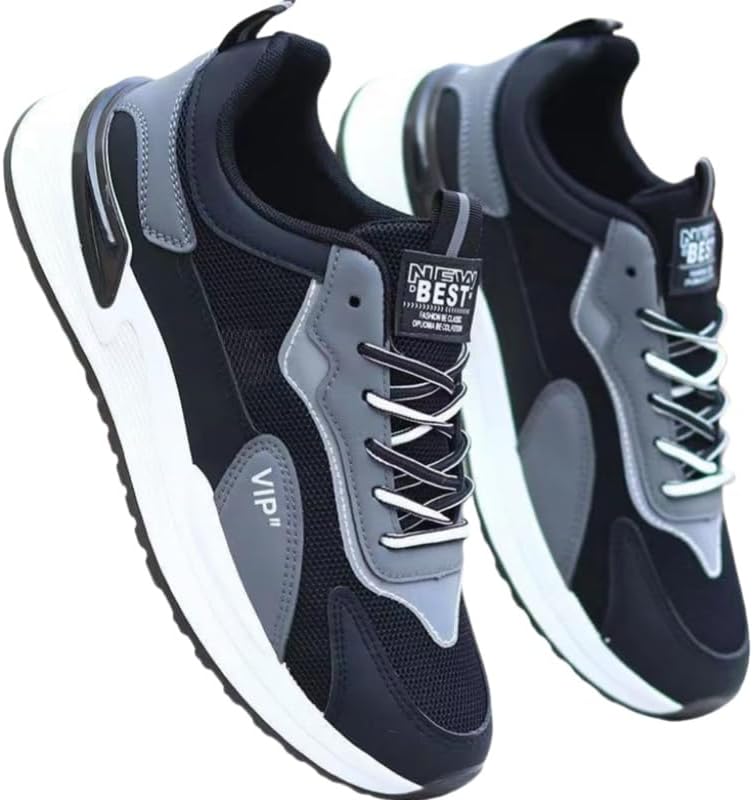 

Мужские повседневные спортивные кроссовки с резиновой подошвой, противоскользящие и прочные, подходят для ежедневного использования на улице Clolinde, черный