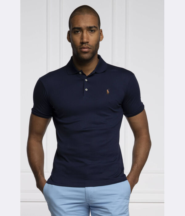 

Рубашка поло Slim fit Polo Ralph Lauren, синий