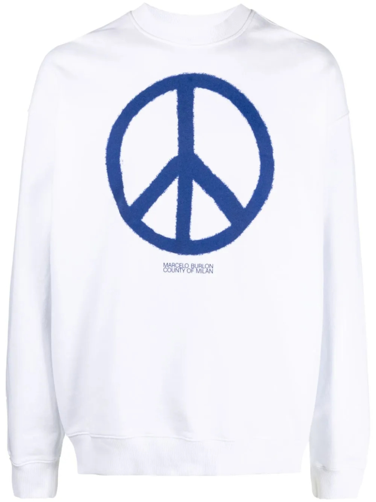 

Marcelo Burlon County of Milan толстовка County Peace с принтом, белый