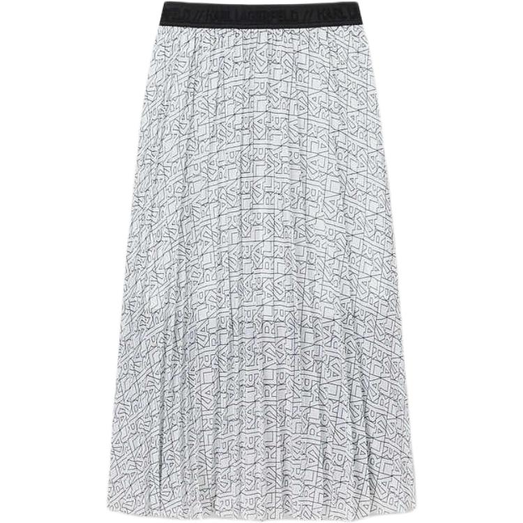 

KARL LAGERFELD / Karl Lagerfeld Jeans Юбка длинная Casual Karl Lagerfeld женская черно-белая