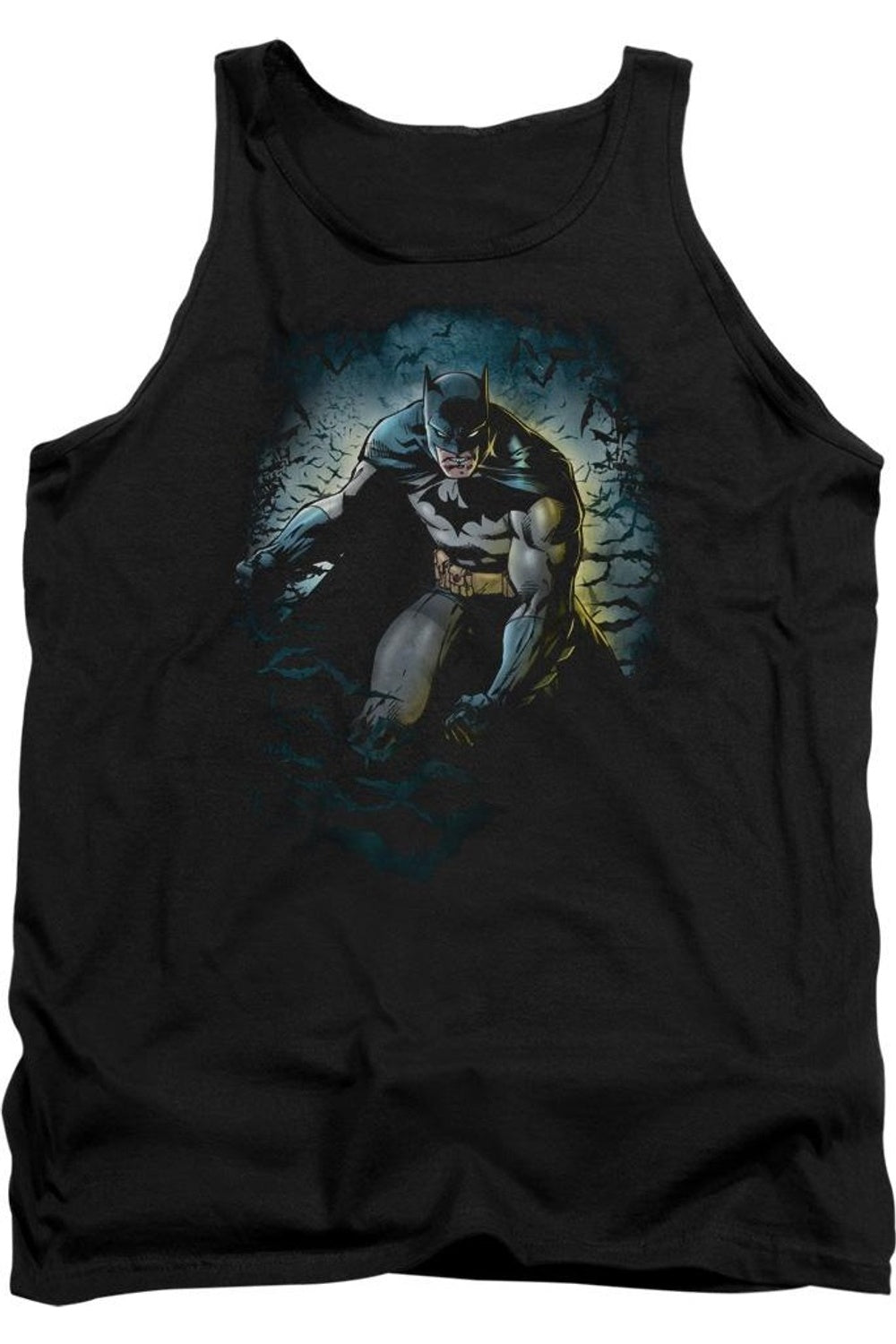 

Бэтмен Bat Cave взрослый майка Gildan, черный