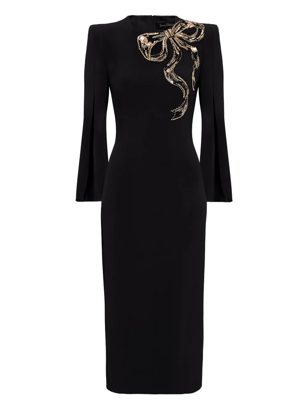 

Платье миди Love Bow Jenny Packham, черный