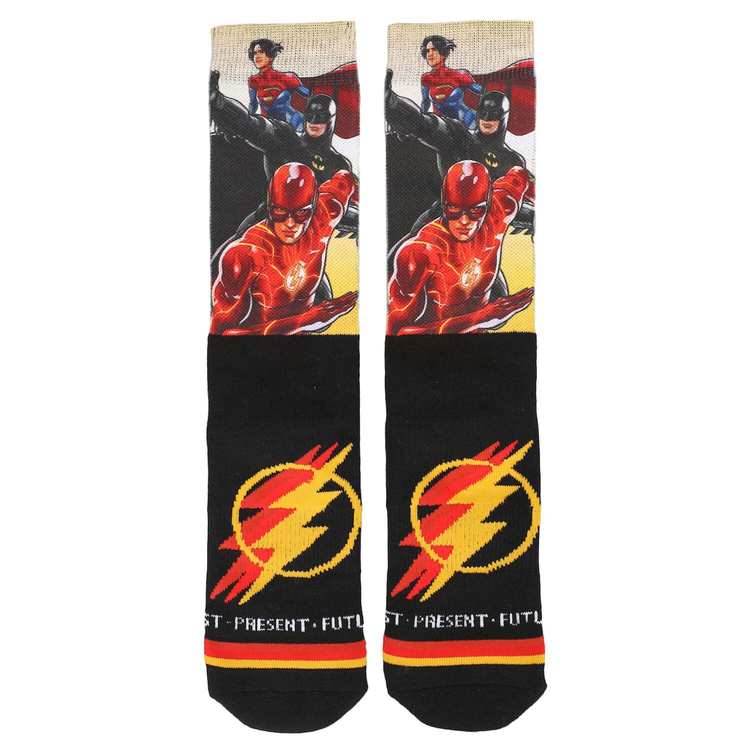 

Мужские носки The Flash Superhero Athletic Crew Licensed Character