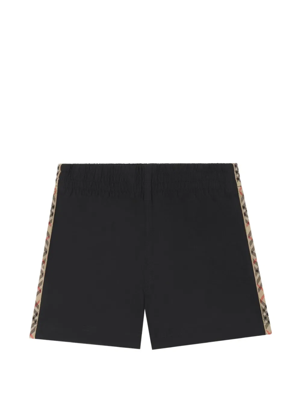 Плавки Check-trim Burberry Kids, черный