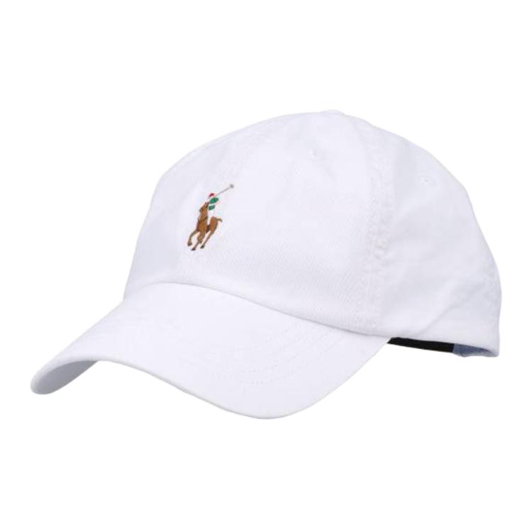 

Polo Ralph Lauren Вышитая бейсболка с пони, White