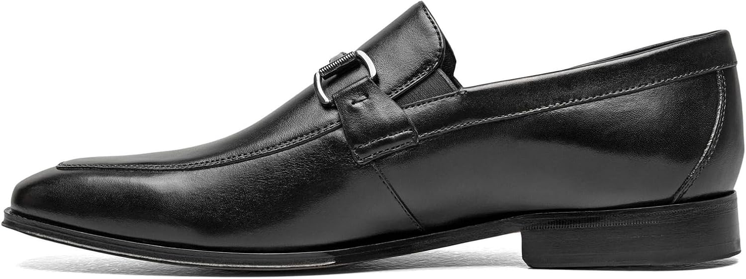Мужские слипоны Florsheim Jacobi Moc Toe с декоративной пряжкой, черный — фото 4