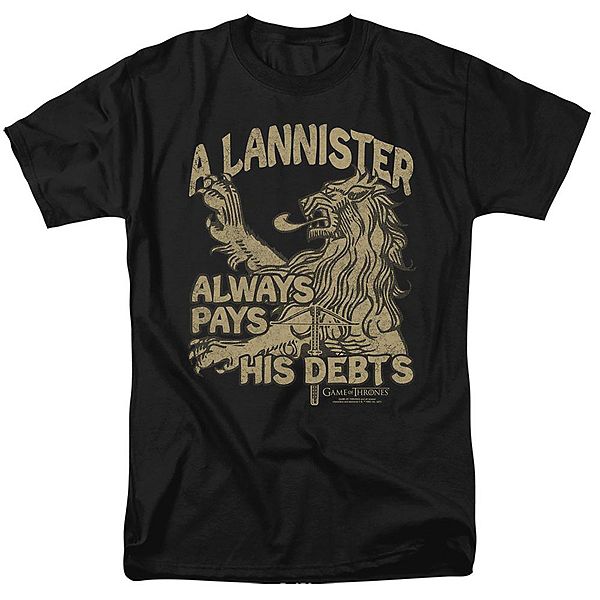 

Футболка Game of thrones debts Licensed Character