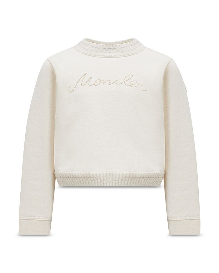 

Толстовка для девочек - Big Kid Moncler, слоновая кость/кремовый