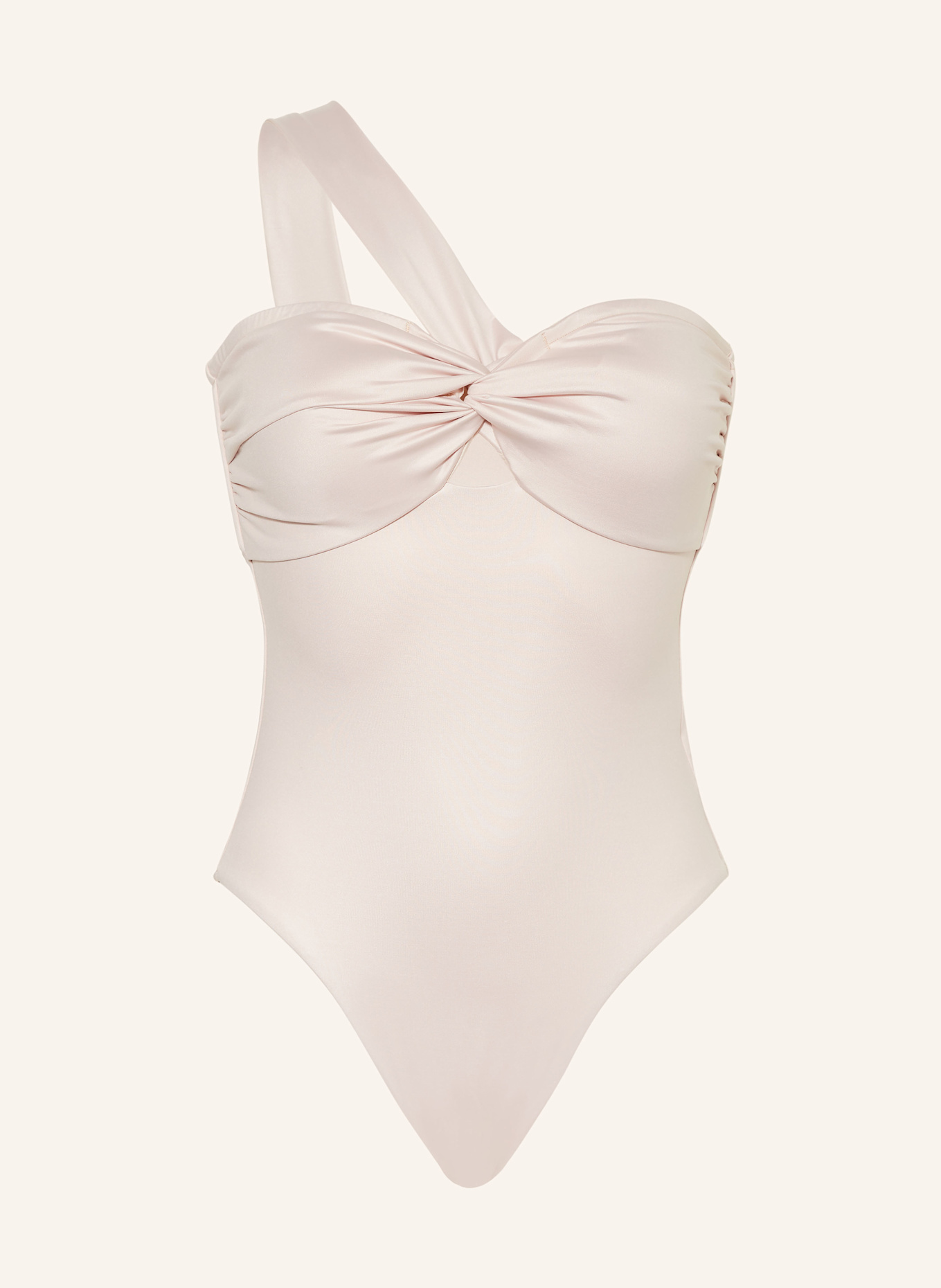 

Купальник на одно плечо Soleil Seafolly, бежевый