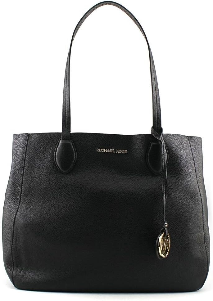 

Большая двусторонняя сумка-тоут Michael Kors Mae - черный/бледно-золотой