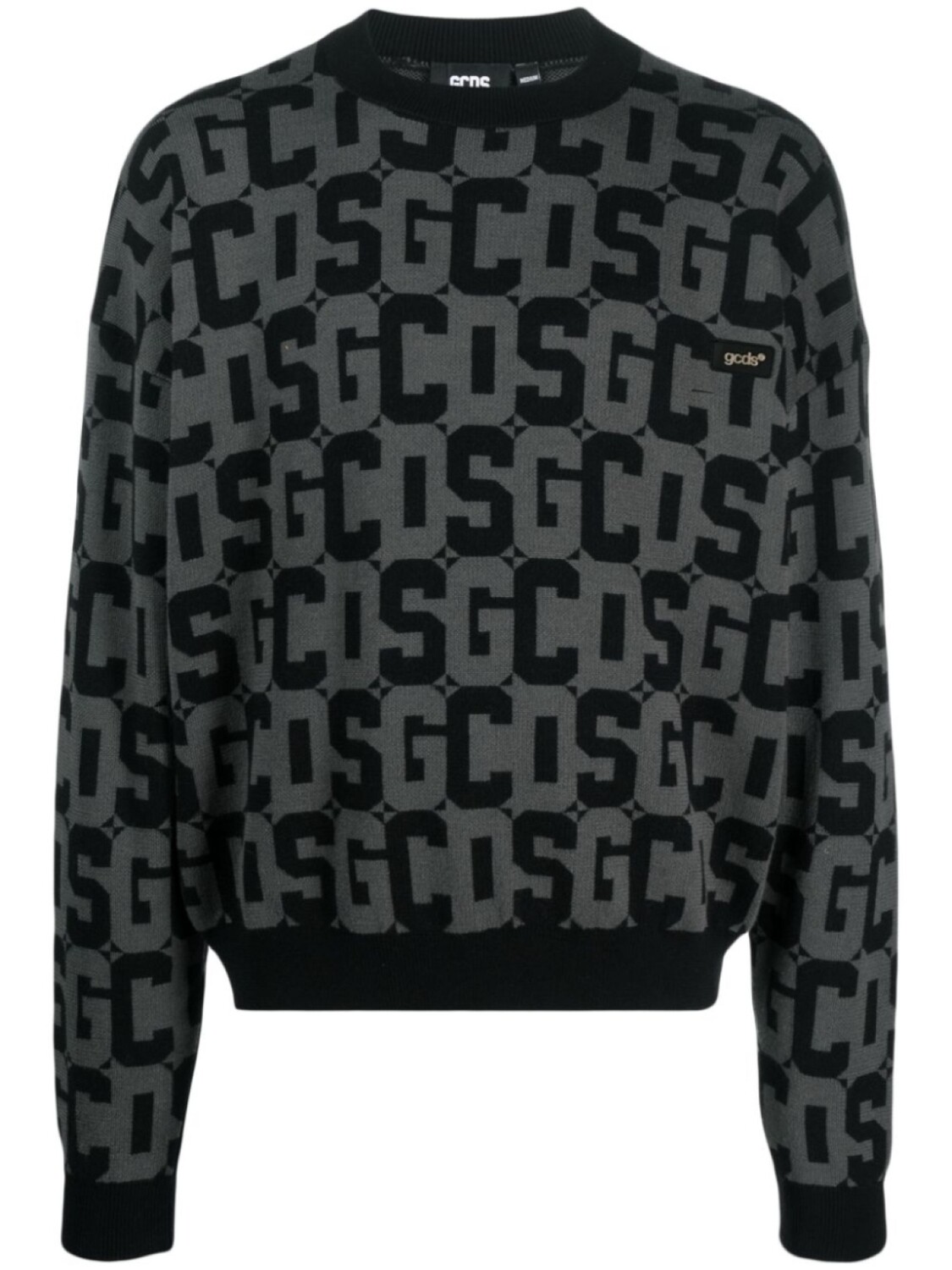 

GCDS джемпер с монограммой, черный