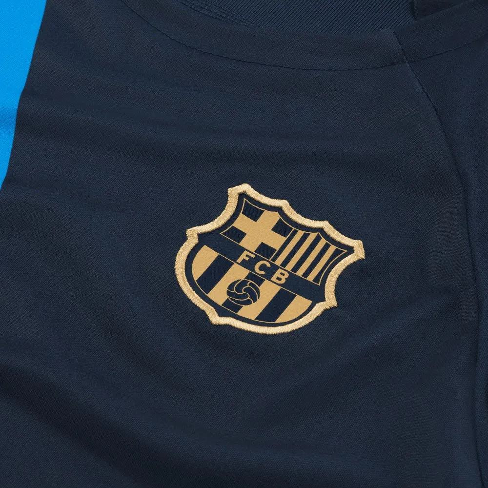 Футболка с коротким рукавом Nike FC Barcelona 22/23 Dri Fit pre match Away Woman, синий — фото 3