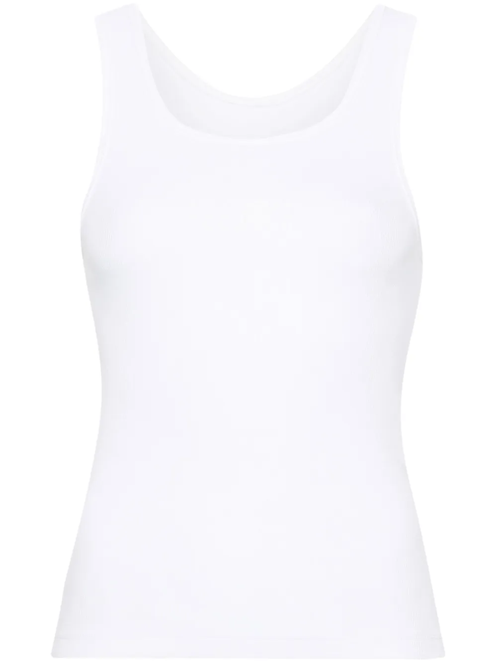 

Топ в рубчик с принтом Numbers MM6 Maison Margiela, белый