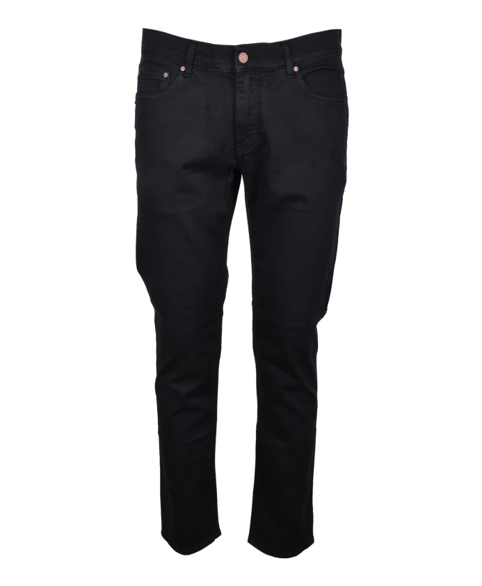 

Мужские джинсы с эластичными вставками Daniele Alessandrini, черный