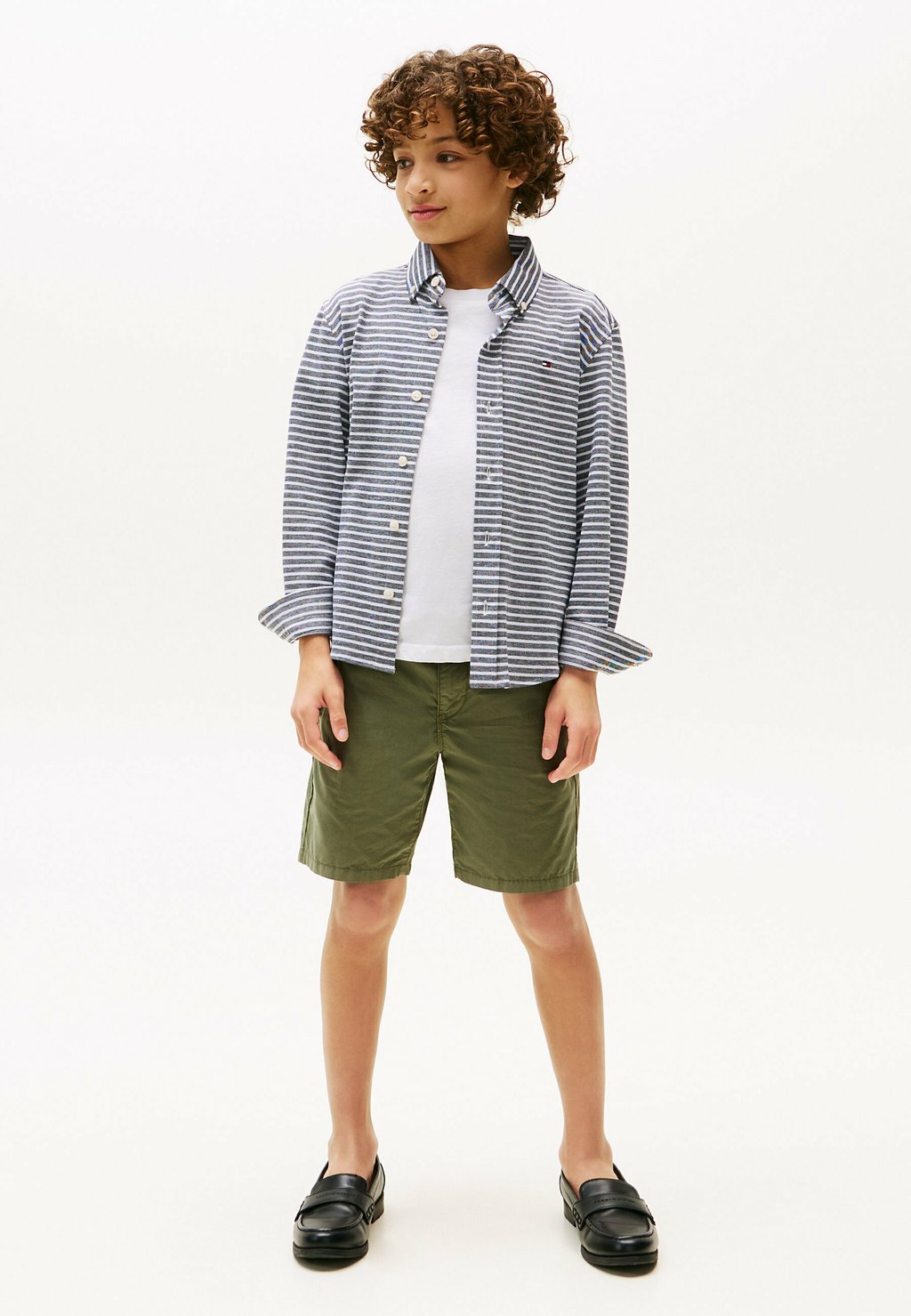 

Рубашка TEXTURED STRIPE Tommy Hilfiger, темно-синий