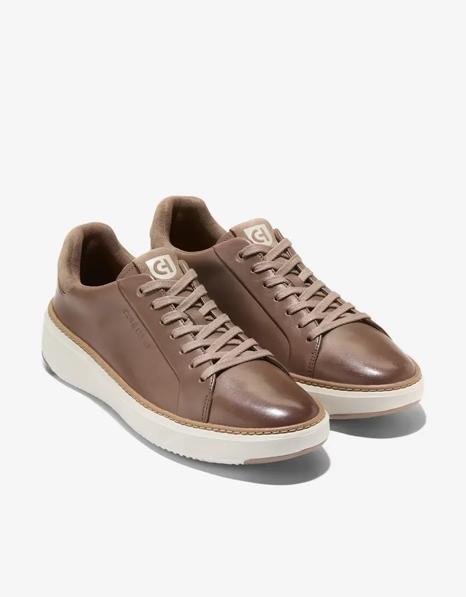 Мужские спортивные кроссовки из легкой кожи Cole Haan, коричневый — фото 4