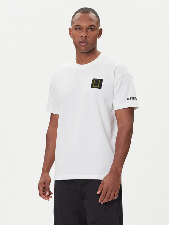 

Футболка regular fit National Geographic Graphic KC5417 Adidas, белый