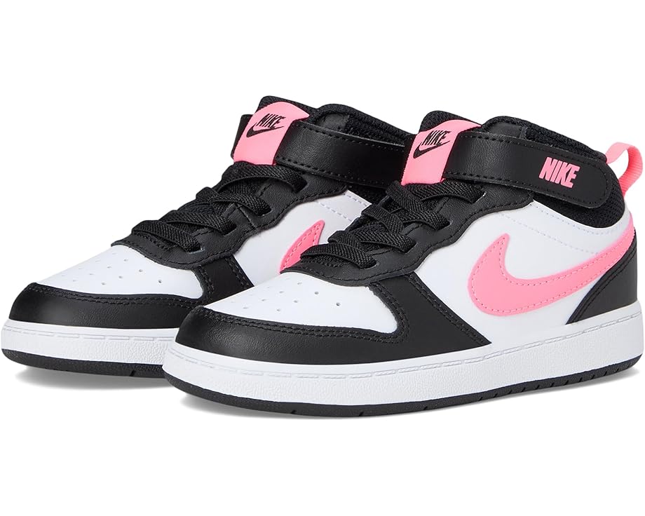 

Кроссовки Nike Kids Court Borough Mid 2, цвет Black/Sunset Pulse/White