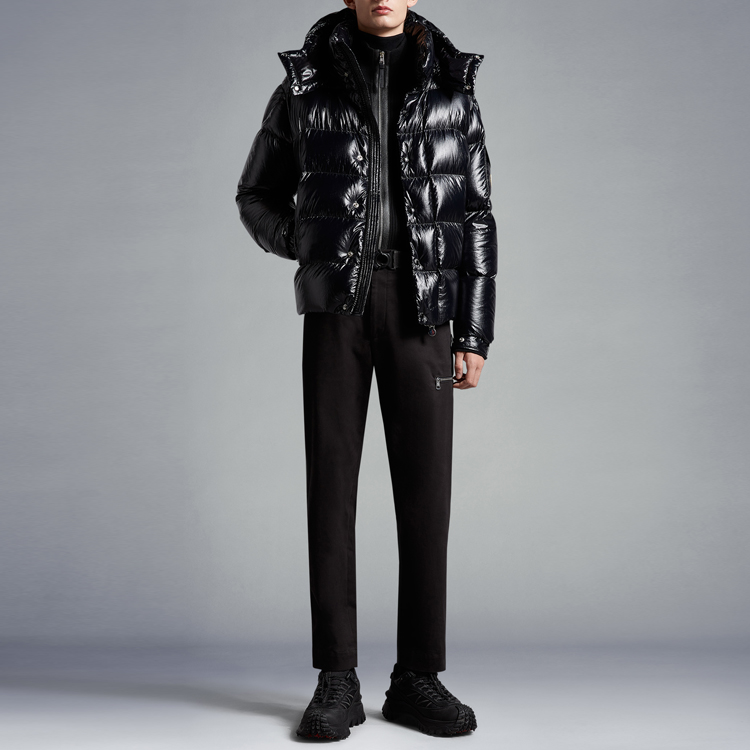 Maya 70-я годовщина специальное издание короткая пуховая куртка черный Moncler — фото 3