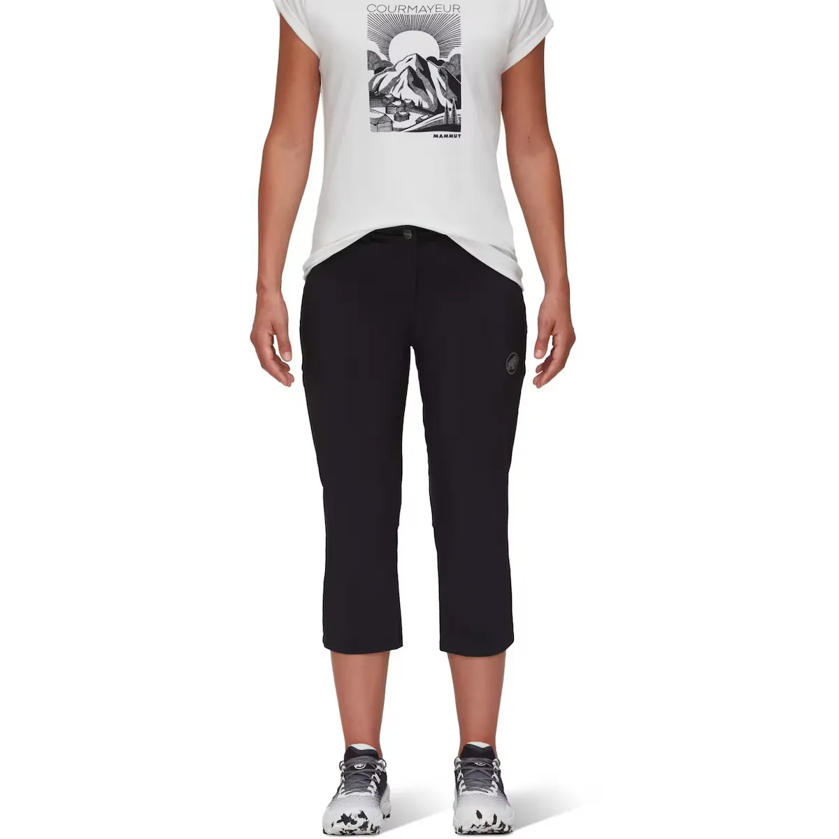 

Женские горные брюки CAPRI RUNBOLD Mammut, чёрный
