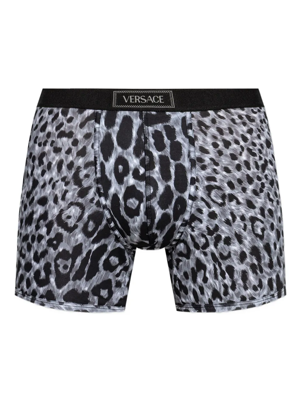 

Боксеры с леопардовым принтом Versace, серый
