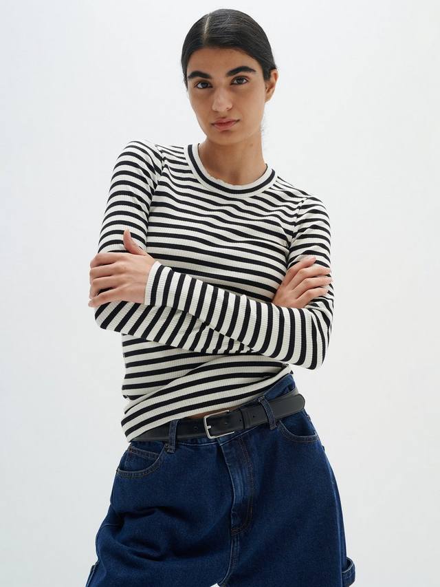 

Топ Dagna в полоску InWear, Black/White