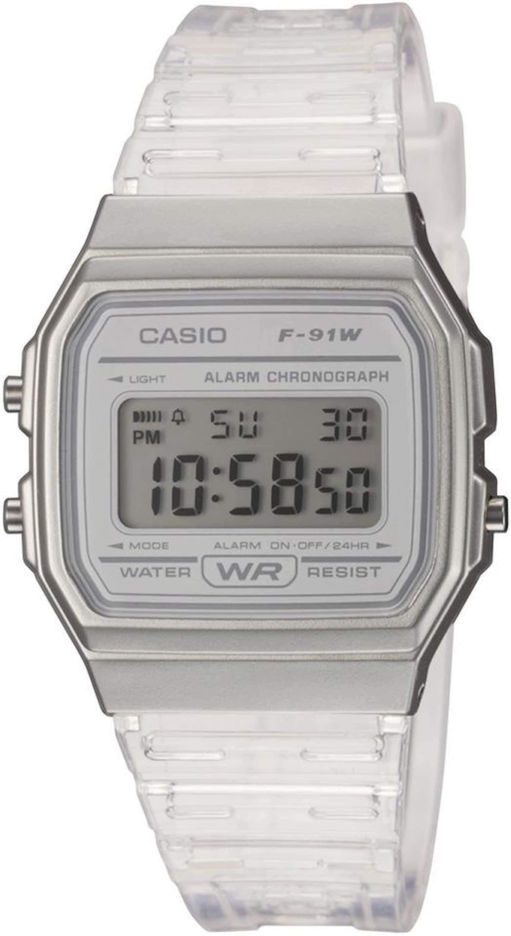 

CASIO Цифровые часы в белом цвете