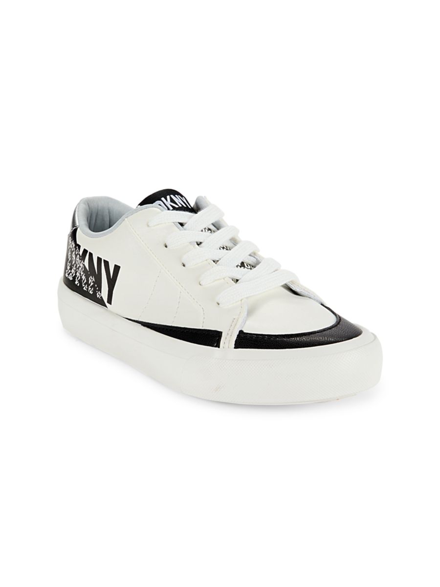 

Детские кроссовки с логотипом Hannah Marley DKNY, белый