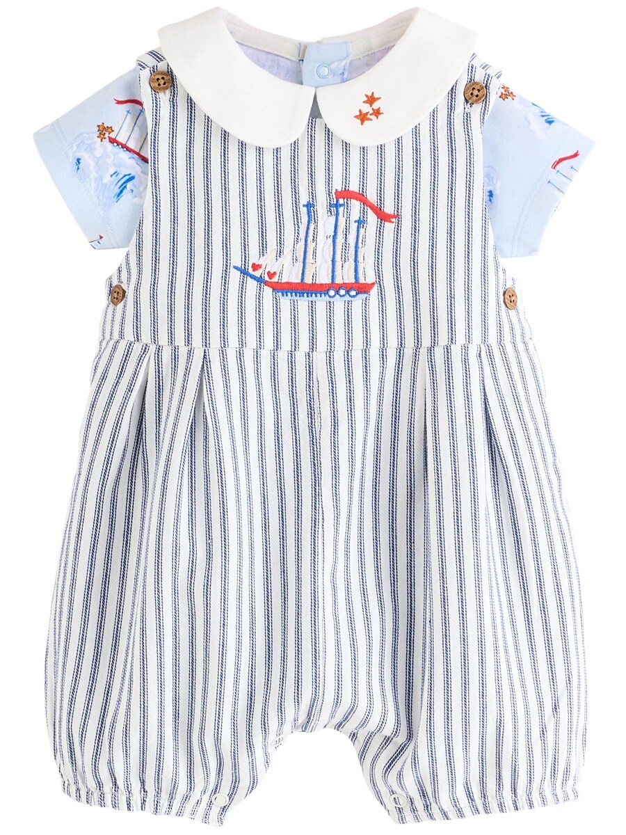 Комбинезон свободного кроя Next Cath Kidston, синий/темно-синий/голубой
