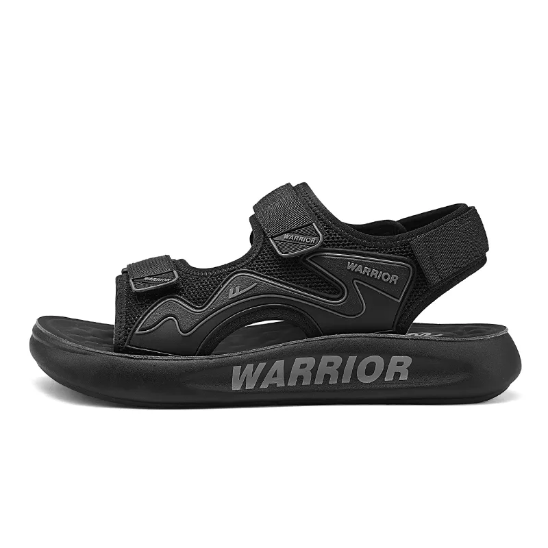 WARRIOR Пляжные сандалии мужские black/khaki
