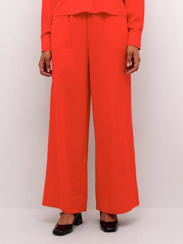 

Широкие брюки logan KAFFE, цвет Fiery Red