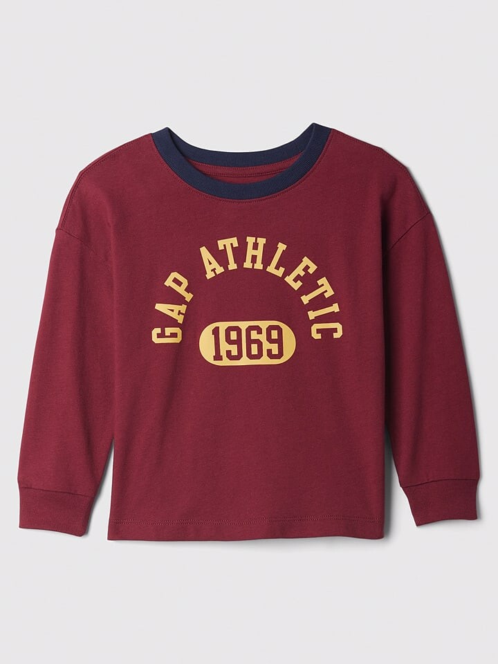 

Лонгслив GAP Longsleeve, красный