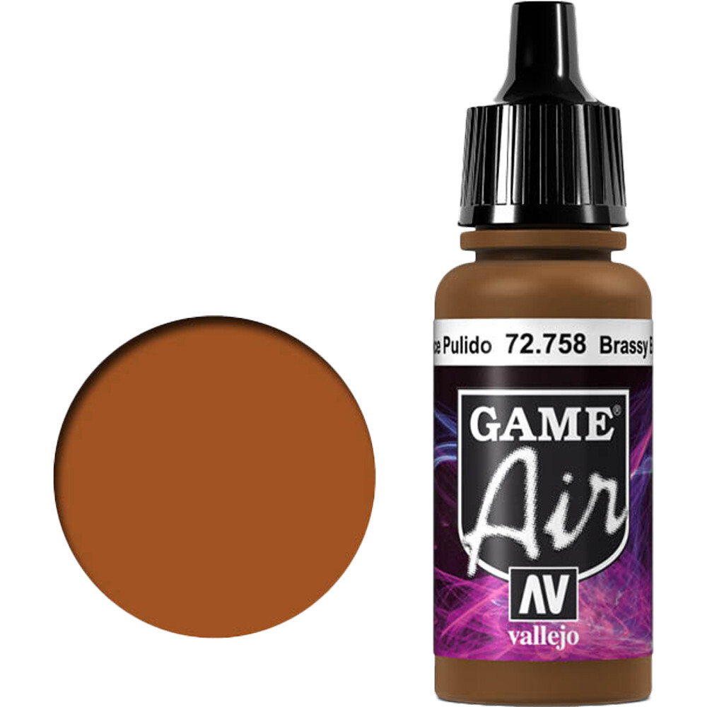 

Аксессуары Vallejo Game Air: Brassy Brass (17ml)