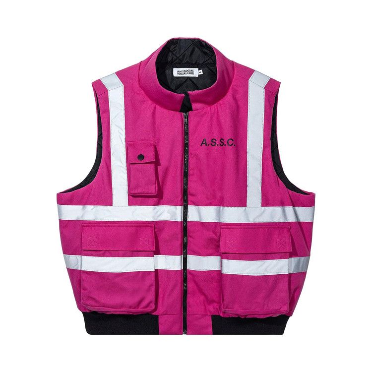 

Утепленный жилет Anti Social Social Club Hi-Vis Work Vest, Neon Pink
