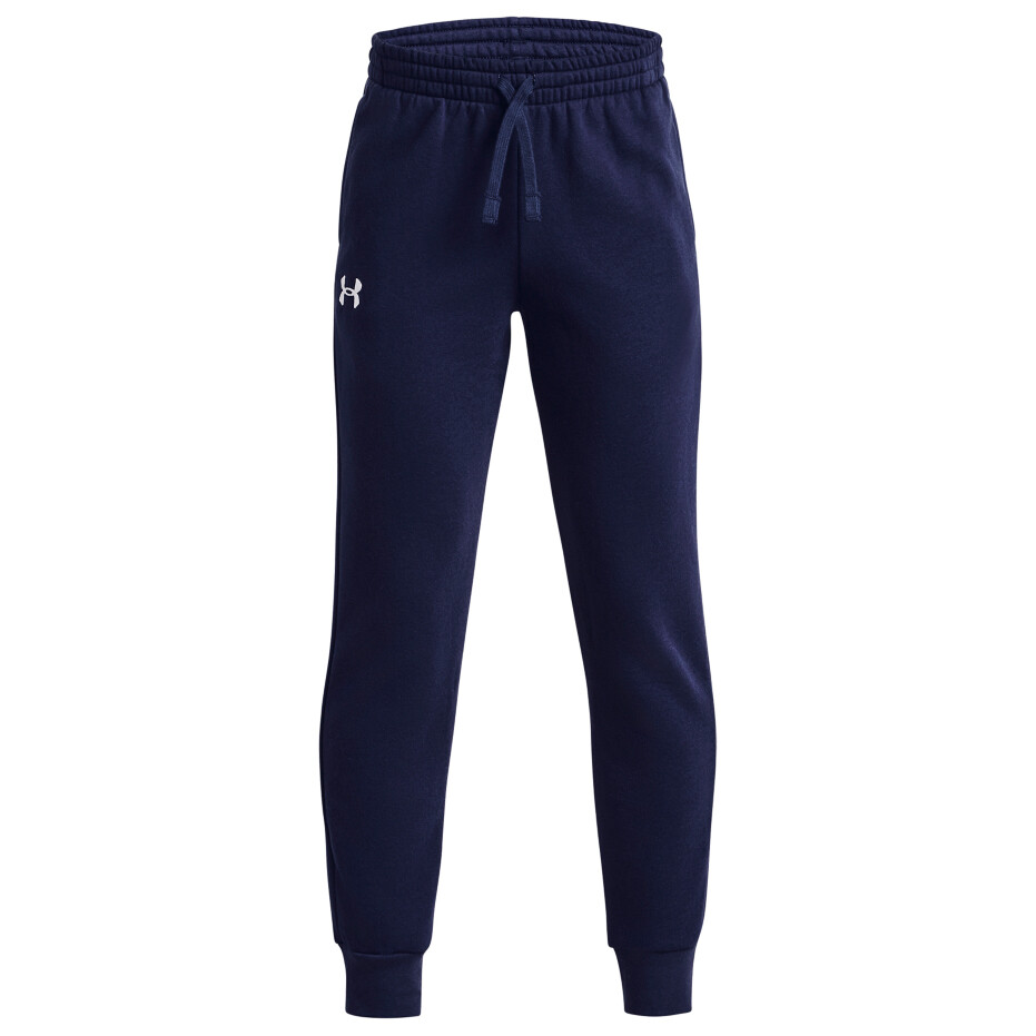 

Тренировочные брюки Under Armour Kid's Rival Fleece Joggers, цвет Midnight Navy