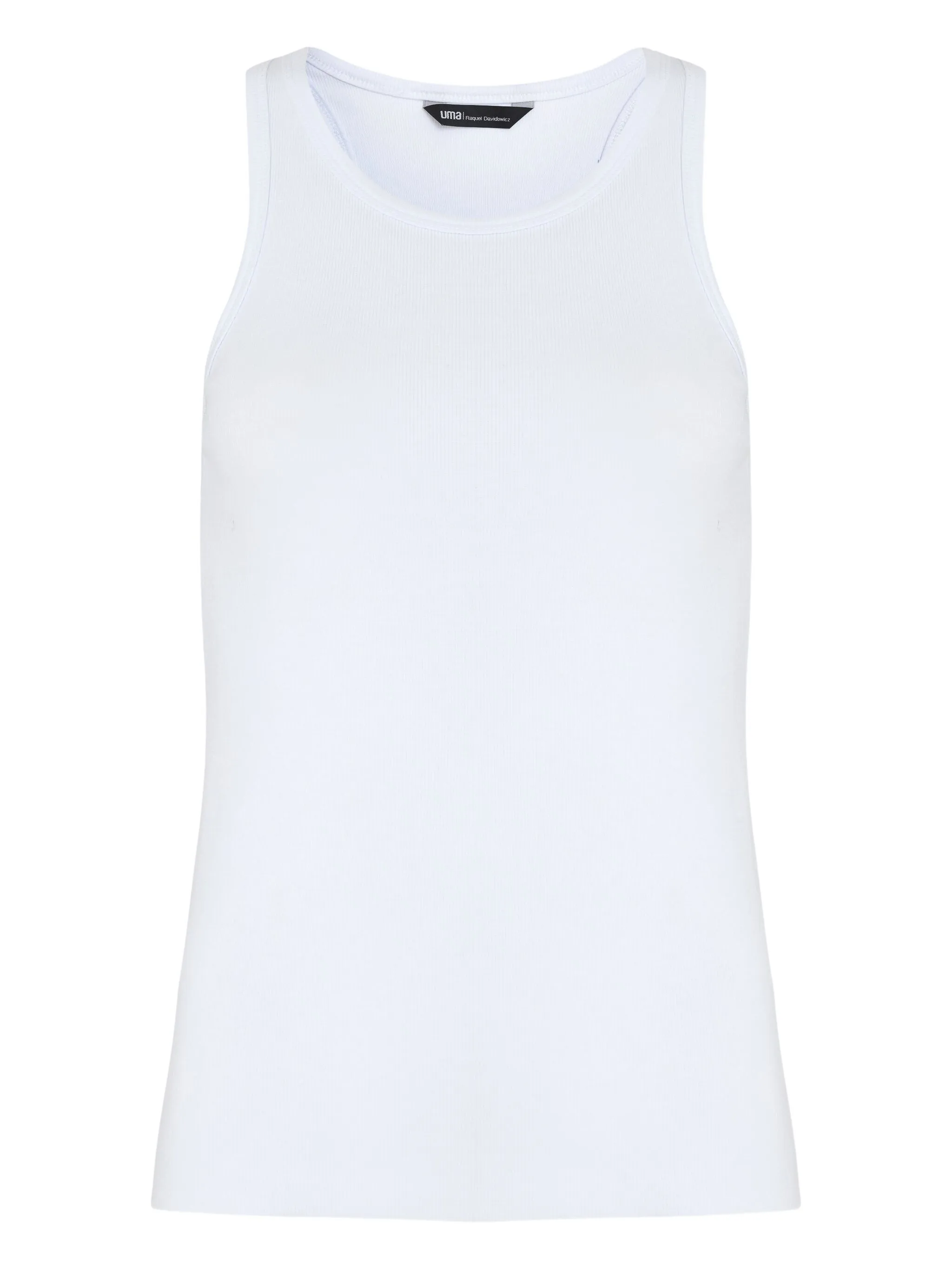 

Топ в рубчик с круглым вырезом Uma | Raquel Blay, белый