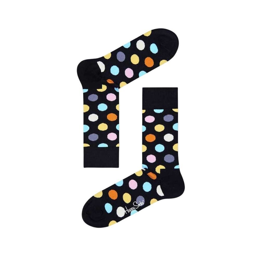 

Черный хлопковый носок Happy Socks