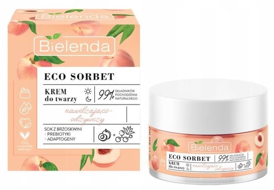 

Крем - Увлажнение и питание, 50мл Bielenda, Eco Sorbet Peach -