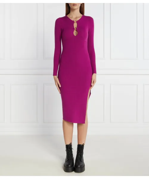 

Шерстяное платье «Лев» Pinko, фиолетовый