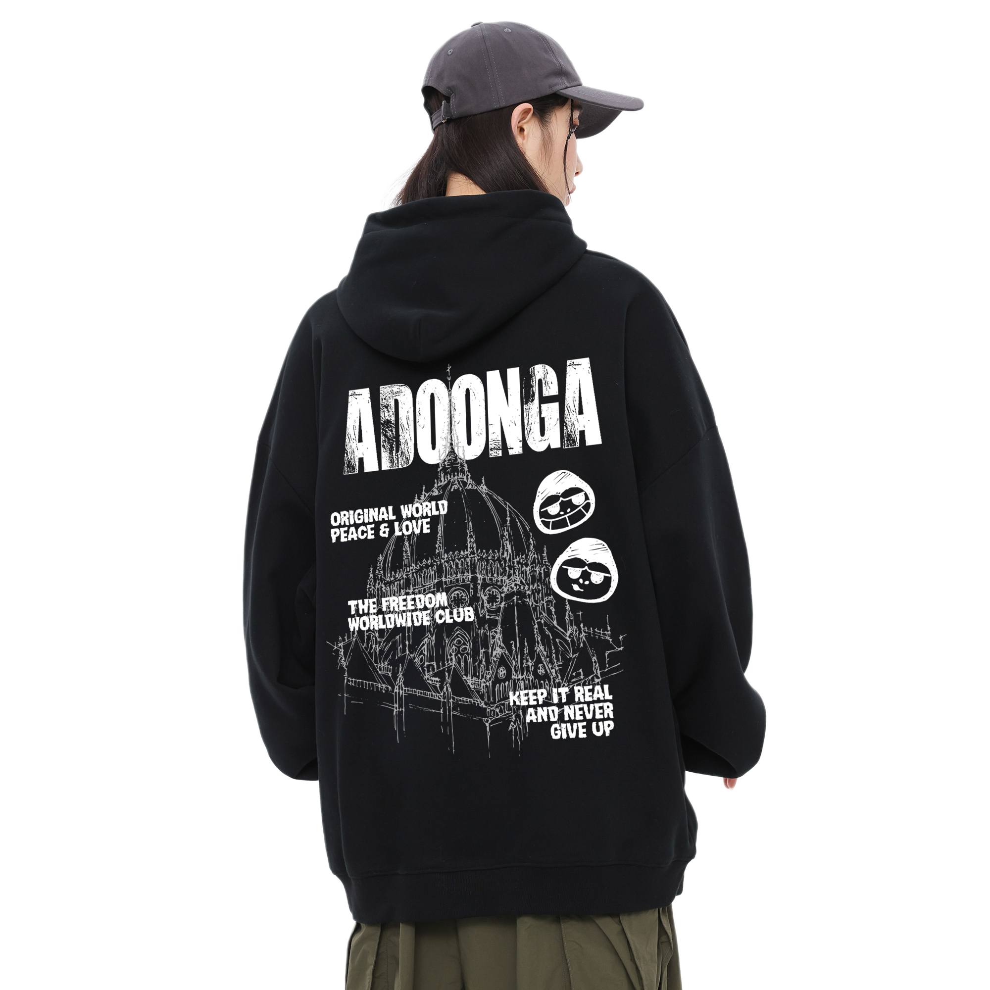 

Свитшот унисекс ADOONGA, Heather Gray