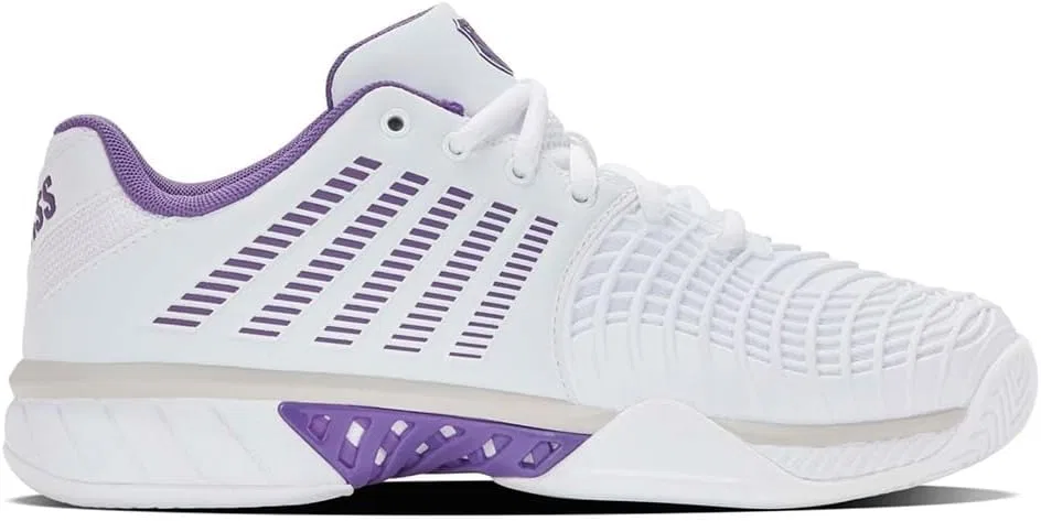 Кроссовки теннисные K-Swiss Express Light 3, White Purple Haze Lunar Rock