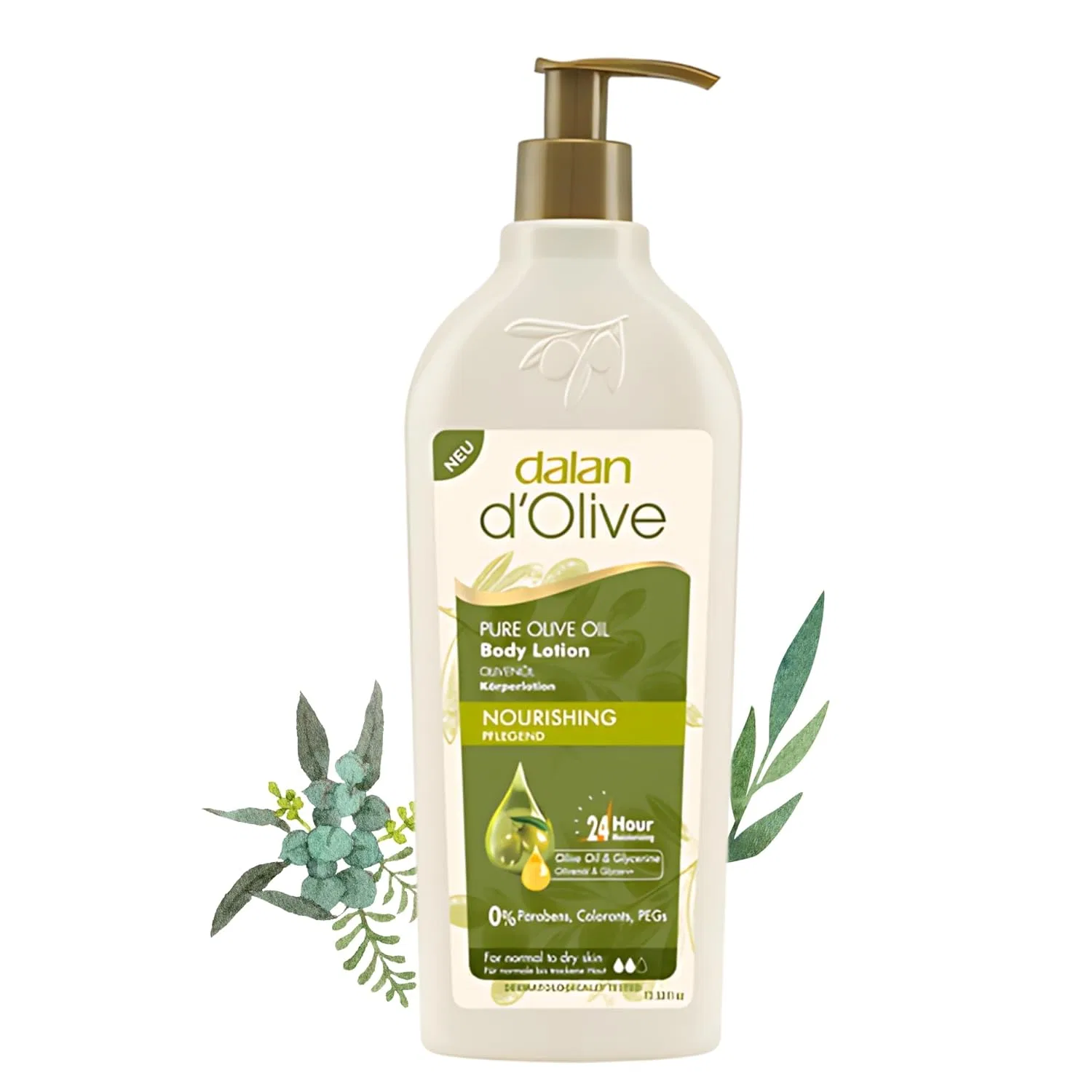 Лосьон для тела Dalan d'Olive с чистым оливковым маслом, 400 мл Dalan