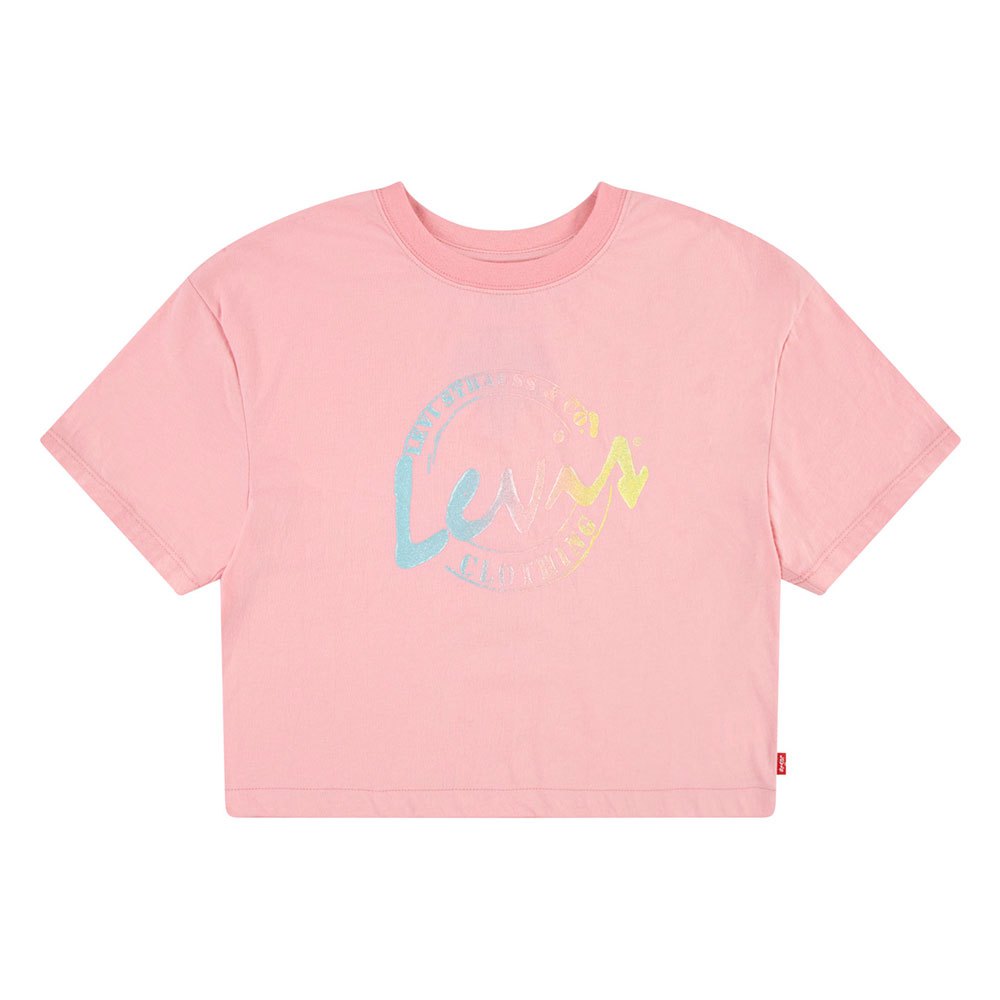 

Футболка Levi´s Meet&Greet Script Short Sleeve Round Neck, розовый