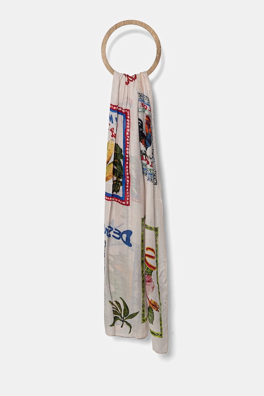 

Шаль Paradise Rectangle Desigual, бежевый