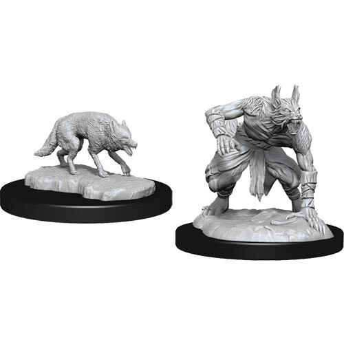 

Миниатюра WizKids/NECA D&D Nolzur's Marvelous Unpainted Minis: W14 Jackalwere & Jackal