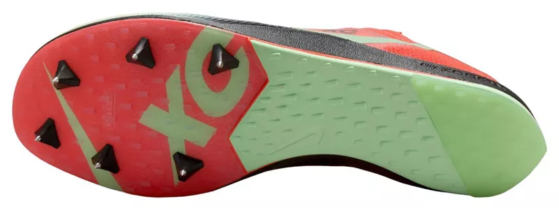 Кроссовки Nike ZoomX Dragonfly для беговые лыж, красный/зеленый — фото 2