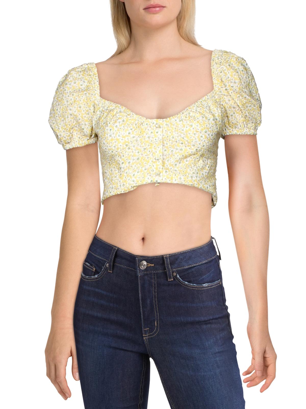 

Женский топ Christie с цветочным принтом и открытыми плечами Bardot, цвет yellow daisy