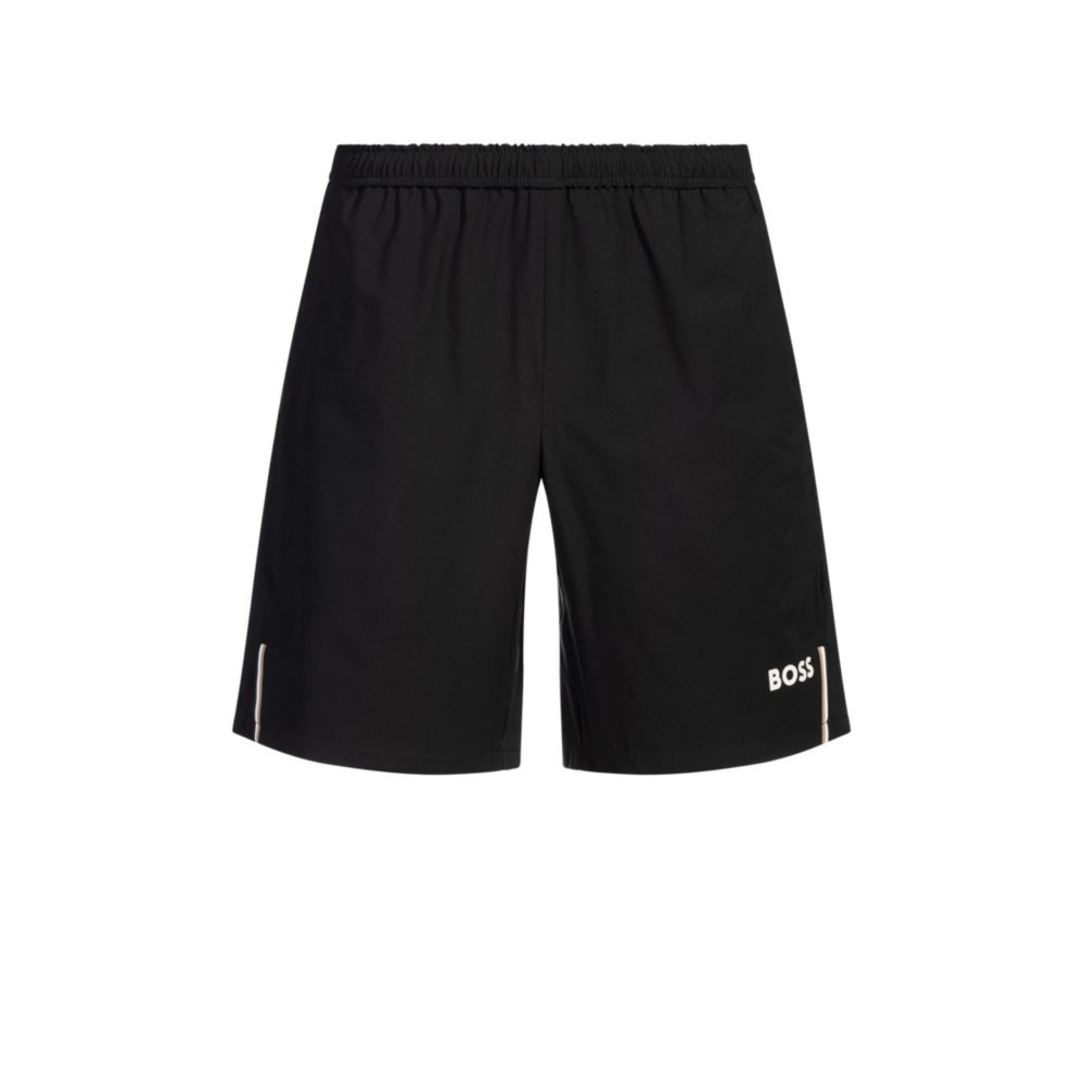 

Шорты для активного тенниса из быстросохнущей суперэластичной ткани BOSS, черный